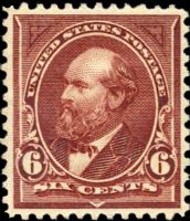 Scott 271<br />6c James A. Garfield - Dull-brown<br />Pane Single<br /><span class=quot;smallerquot;>(reference or stock image)</span>