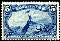 Scott 288<br />5c John Charles Fremont on Rocky Mountains<br />Pane Single<br /><span class=quot;smallerquot;>(reference or stock image)</span>