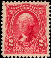 Scott 301<br />2c George Washington (Pane / VB)<br />Pane Single<br /><span class=quot;smallerquot;>(reference or stock image)</span>