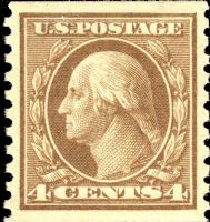 Scott 457<br />4c George Washington (Coil)<br />Coil Single<br /><span class=quot;smallerquot;>(reference or stock image)</span>