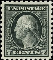 Scott 469<br />7c George Washington<br />Pane Single<br /><span class=quot;smallerquot;>(reference or stock image)</span>