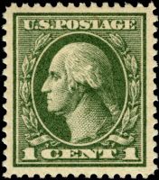 Scott 536<br />1c George Washington<br />Pane Single<br /><span class=quot;smallerquot;>(reference or stock image)</span>