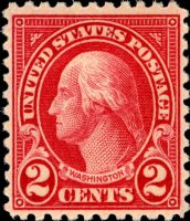 Scott 554<br />2c George Washington (Pane / VB)<br />Pane Single<br /><span class=quot;smallerquot;>(reference or stock image)</span>