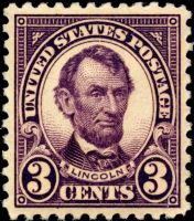 Scott 555<br />3c Abraham Lincoln<br />Pane Single<br /><span class=quot;smallerquot;>(reference or stock image)</span>