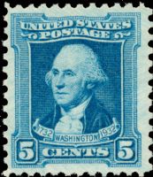 Scott 710<br />5c George Washington Birth Centennial<br />Pane Single<br /><span class=quot;smallerquot;>(reference or stock image)</span>