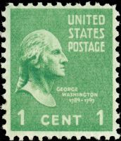 Scott 804<br />1c George Washington (Pane / VB)<br />Pane Single<br /><span class=quot;smallerquot;>(reference or stock image)</span>