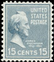 Scott 820<br />15c James Buchanan<br />Pane Single<br /><span class=quot;smallerquot;>(reference or stock image)</span>