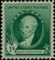 Scott 884<br />1c Gilbert Charles Stuart<br />Pane Single<br /><span class=quot;smallerquot;>(reference or stock image)</span>