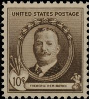 Scott 888<br />10c Frederic Sackrider Remington<br />Pane Single<br /><span class=quot;smallerquot;>(reference or stock image)</span>