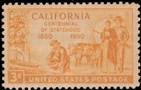 Scott 997<br />3c California Statehood Centennial<br />Pane Single<br /><span class=quot;smallerquot;>(reference or stock image)</span>