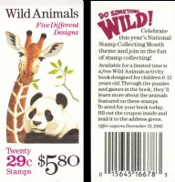 Scott BK202<br />$5.80 | 29c Wild Animals<br />Booklet<br /><span class=quot;smallerquot;>(reference or stock image)</span>