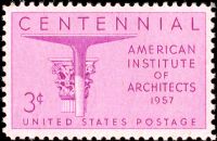 Scott 1089<br />3c American Institute of Architects Centenary<br />Pane Single<br /><span class=quot;smallerquot;>(reference or stock image)</span>