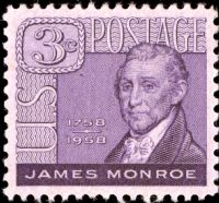 Scott 1105<br />3c James Monroe<br />Pane Single<br /><span class=quot;smallerquot;>(reference or stock image)</span>