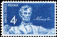 Scott 1116<br />4c Abraham Lincoln Statue<br />Pane Single<br /><span class=quot;smallerquot;>(reference or stock image)</span>