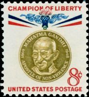 Scott 1175<br />8c Mahatma Gandhi<br />Pane Single<br /><span class=quot;smallerquot;>(reference or stock image)</span>