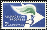 Scott 1234<br />5c Alliance for Progress<br />Pane Single<br /><span class=quot;smallerquot;>(reference or stock image)</span>