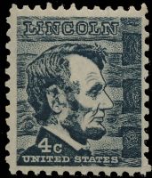 Scott 1282<br />4c Abraham Lincoln<br />Pane Single<br /><span class=quot;smallerquot;>(reference or stock image)</span>