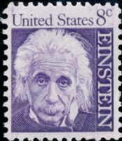 Scott 1285<br />8c Albert Einstein<br />Pane Single<br /><span class=quot;smallerquot;>(reference or stock image)</span>