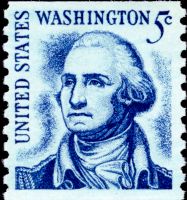 Scott 1304C<br />5c George Washington Redrawn (Coil)<br />Dull Gum; Coil Single<br /><span class=quot;smallerquot;>(reference or stock image)</span>