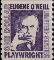 Scott 1305C<br />$1.00 Eugene O'Neill (Coil)<br />Coil Single; Shiny Gum<br /><span class=quot;smallerquot;>(reference or stock image)</span>