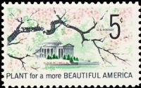 Scott 1318<br />5c Beautify America<br />Pane Single<br /><span class=quot;smallerquot;>(reference or stock image)</span>