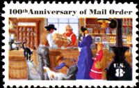 Scott 1468<br />8c Mail Order Centenary<br />Pane Single<br /><span class=quot;smallerquot;>(reference or stock image)</span>