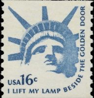 Scott 1619<br />16c Head of Statue of Liberty (Coil)<br />Coil Single<br /><span class=quot;smallerquot;>(reference or stock image)</span>
