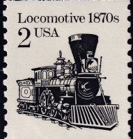 Scott 1897A<br />2c Locomotive 1870s (Coil)<br />Coil Single<br /><span class=quot;smallerquot;>(reference or stock image)</span>