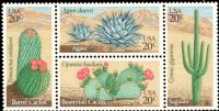 Scott 1942-1945; 1945a<br />20c Desert Plants<br />Pane Block of 4 #1942-1945 (4 designs)<br /><span class=quot;smallerquot;>(reference or stock image)</span>