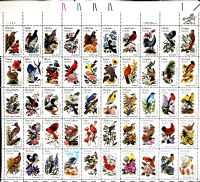 Scott 1953-2002; 2002b<br />20c State Birds and Flowers<br />Pane of 50; Line Perf #1953-2002; #2002b (50 designs)<br /><span class=quot;smallerquot;>(reference or stock image)</span>
