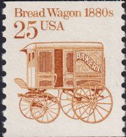 Scott 2136<br />25c Bread Wagon 1880s (Coil)<br />Coil Single<br /><span class=quot;smallerquot;>(reference or stock image)</span>
