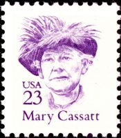 Scott 2181<br />23c Mary Cassatt<br />Pane Single<br /><span class=quot;smallerquot;>(reference or stock image)</span>