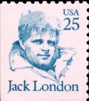 Scott 2197<br />25c Jack London<br />Booklet Pane Single<br /><span class=quot;smallerquot;>(reference or stock image)</span>