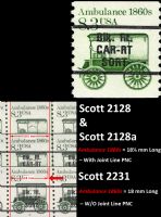 Scott 2231<br />8.3c Ambulance 1860s - Bureau Precancel Blk. Rt. CAR-RT SORT (Coil)<br />Coil Single<br /><span class=quot;smallerquot;>(reference or stock image)</span>