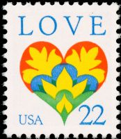 Scott 2248<br />22c Love: Leaf Hearts<br />Pane Single<br /><span class=quot;smallerquot;>(reference or stock image)</span>
