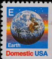 Scott 2282<br />(25c) Rate Change E - Earth (VB)<br />Booklet Pane Single<br /><span class=quot;smallerquot;>(reference or stock image)</span>