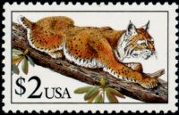 Scott 2482<br />$2.00 Bobcat<br />Pane Single<br /><span class=quot;smallerquot;>(reference or stock image)</span>