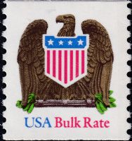 Scott 2604<br />(10c) Eagle - USA Bulk Rate - Gold Eagle (Coil)<br />Coil Single<br /><span class=quot;smallerquot;>(reference or stock image)</span>