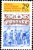 Scott 2616<br />29c World Columbian Stamp Exposition - Chicago 1992<br />Pane Single<br /><span class=quot;smallerquot;>(reference or stock image)</span>