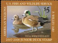Scott JDS15<br />$5.00 Wigeons (2007-2008)<br />Pane Single<br /><span class=quot;smallerquot;>(reference or stock image)</span>
