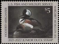 Scott JDS29<br />$5.00 Hooded Merganser (2021-2022)<br />Pane Single<br /><span class=quot;smallerquot;>(reference or stock image)</span>