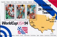 Scott 2837<br />$1.19 | World Cup Soccer (SS)<br />Souvenir Sheet of 3<br /><span class=quot;smallerquot;>(reference or stock image)</span>