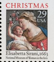 Scott 2871A<br />29c Madonna and Child by Elisabetta Sirani (VB)<br />Booklet Pane Single<br /><span class=quot;smallerquot;>(reference or stock image)</span>