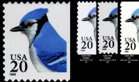 Scott 3048<br />20c Blue Jay (CB / VB)<br />Convertible Booklet Single<br /><span class=quot;smallerquot;>(reference or stock image)</span>