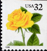 Scott 3049<br />32c Yellow Rose (CB / VB)<br />Convertible Booklet Single<br /><span class=quot;smallerquot;>(reference or stock image)</span>