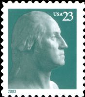 Scott 3468A<br />23c George Washington - 2001 - Green<br />Pane Single<br /><span class=quot;smallerquot;>(reference or stock image)</span>