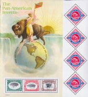 Scott 3505<br />$3.20 | Pan American Exposition Inverted Stamps<br />Souvenir Sheet of 7<br /><span class=quot;smallerquot;>(reference or stock image)</span>