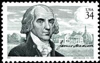 Scott 3545<br />34c James Madison<br />Pane Single<br /><span class=quot;smallerquot;>(reference or stock image)</span>