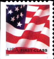 Scott 3624<br />(37c) Rate Change - First Class Flag (VB / DSB)<br />Booklet/Double-Sided Booklet Pane Single<br /><span class=quot;smallerquot;>(reference or stock image)</span>