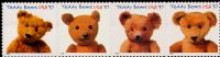 Scott 3653-3656; 3656a<br />37c Teddy Bears<br />Pane Vertical Strip of 4 #3653-3656 (4 designs)<br /><span class=quot;smallerquot;>(reference or stock image)</span>